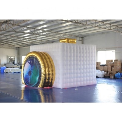 New design inflatable dj booth, digital photo booth, inflatable phone booth for sale