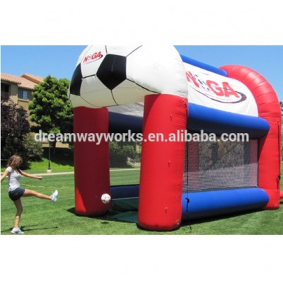 2020 Hot sale inflatable soccer carnival game, inflatable soccer kick booth