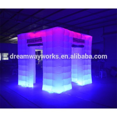 Factory direct sale inflatable party cube tent, inflatable booth tent,led display enclosure for sale