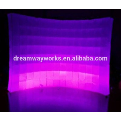 2020 Hot sale LED lighting inflatable photo booth backdrop for events decoration