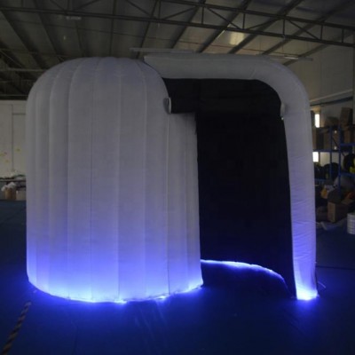 LED inflatable enclosure, inflatable photo booth enclosure for photobooth kiosk