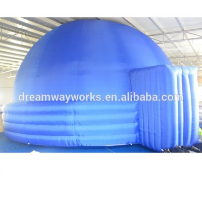 Portable inflatable projection dome tent, inflatable planetarium dome tent for sale