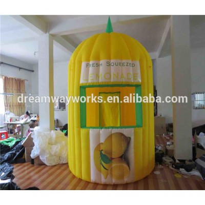 2020 Dreamway inflatable outdoor lemonade store/Inflatable lemon tent/infatable lemonade shop for sale